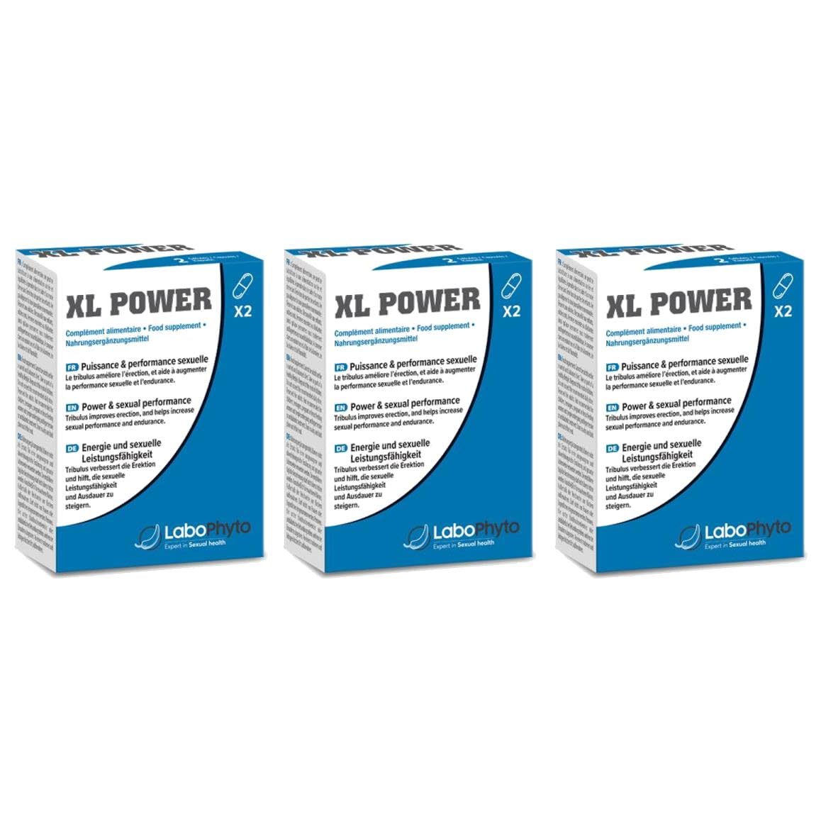 Labophyto Stimulant sexuel rapide XL POWER - Lot de 3 x 2 gélules