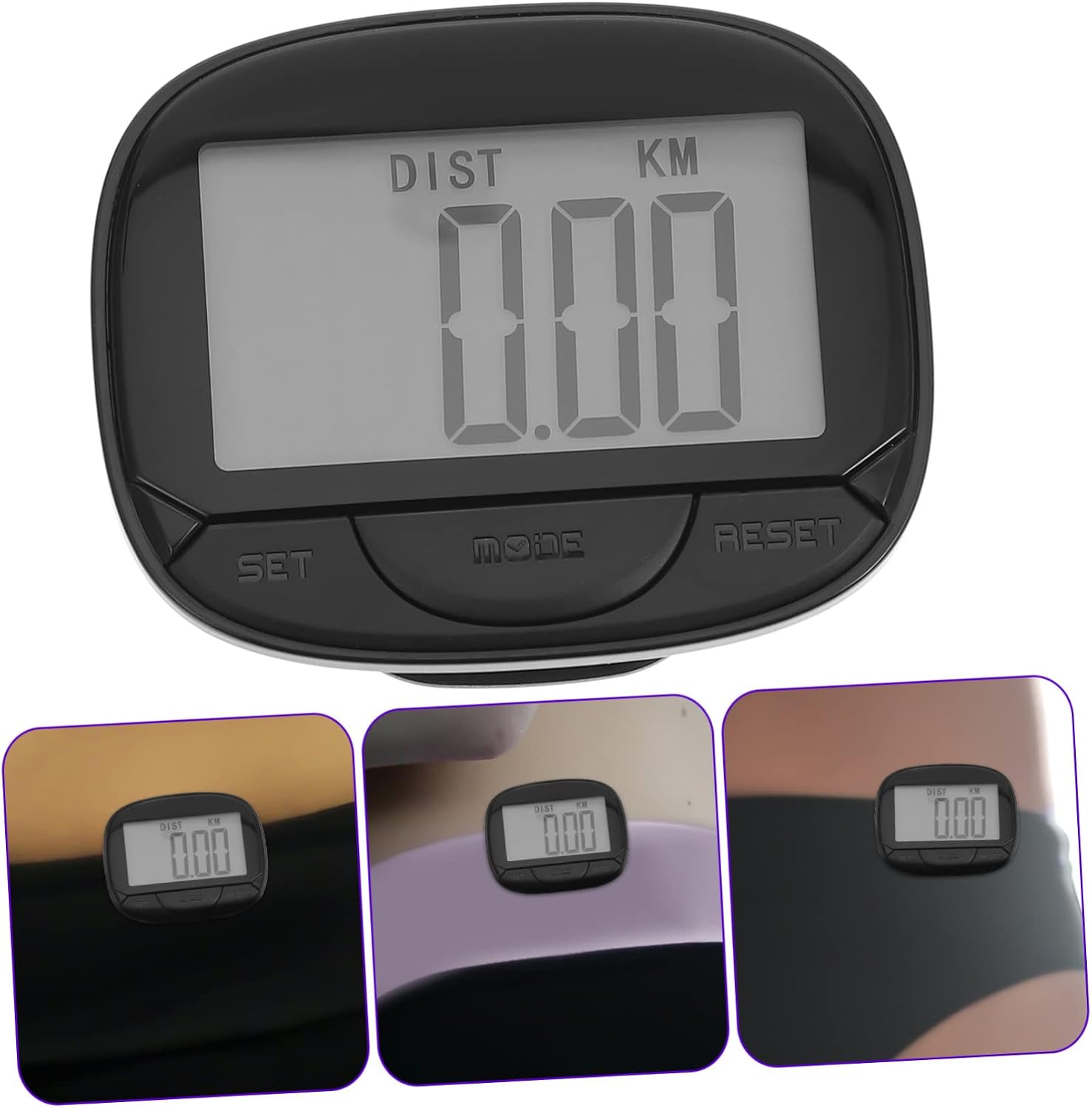 TOYANDONA Sports Walking Pedometer with Large Display Portable Clip Pedometer for Easy Step Tracking for Men Women