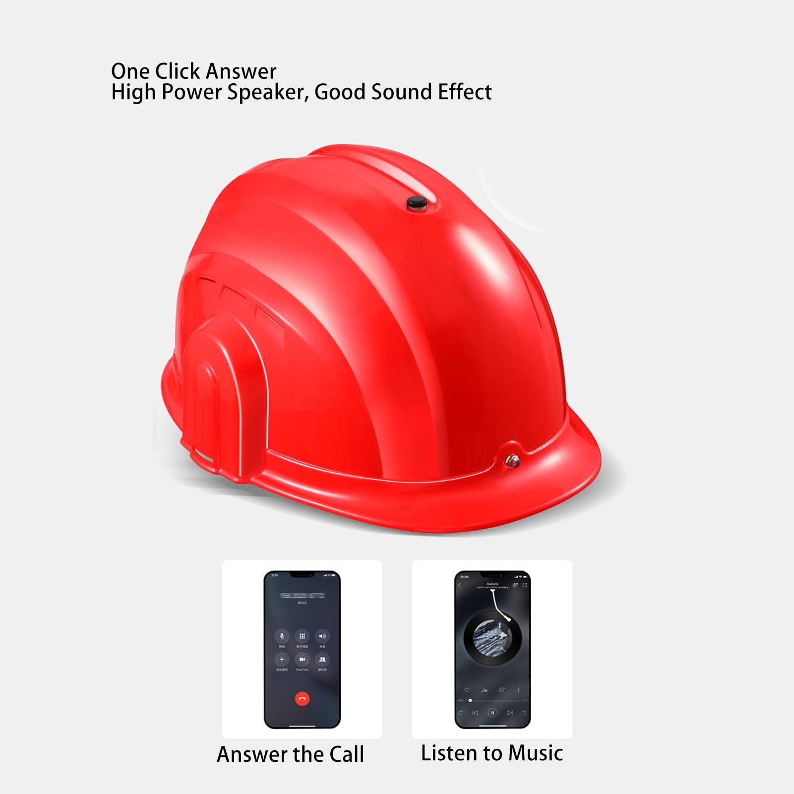 Mingzhe Belüfteter Schutzhelm mit Zwei Lüftern, Hochschlagfestes Design für BAU und Transport, 3500-mAh
