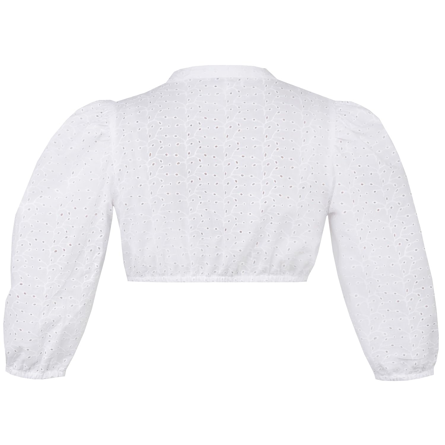 MarJo Dirndlbluse Wallgau 3/4 Arm | Weiß