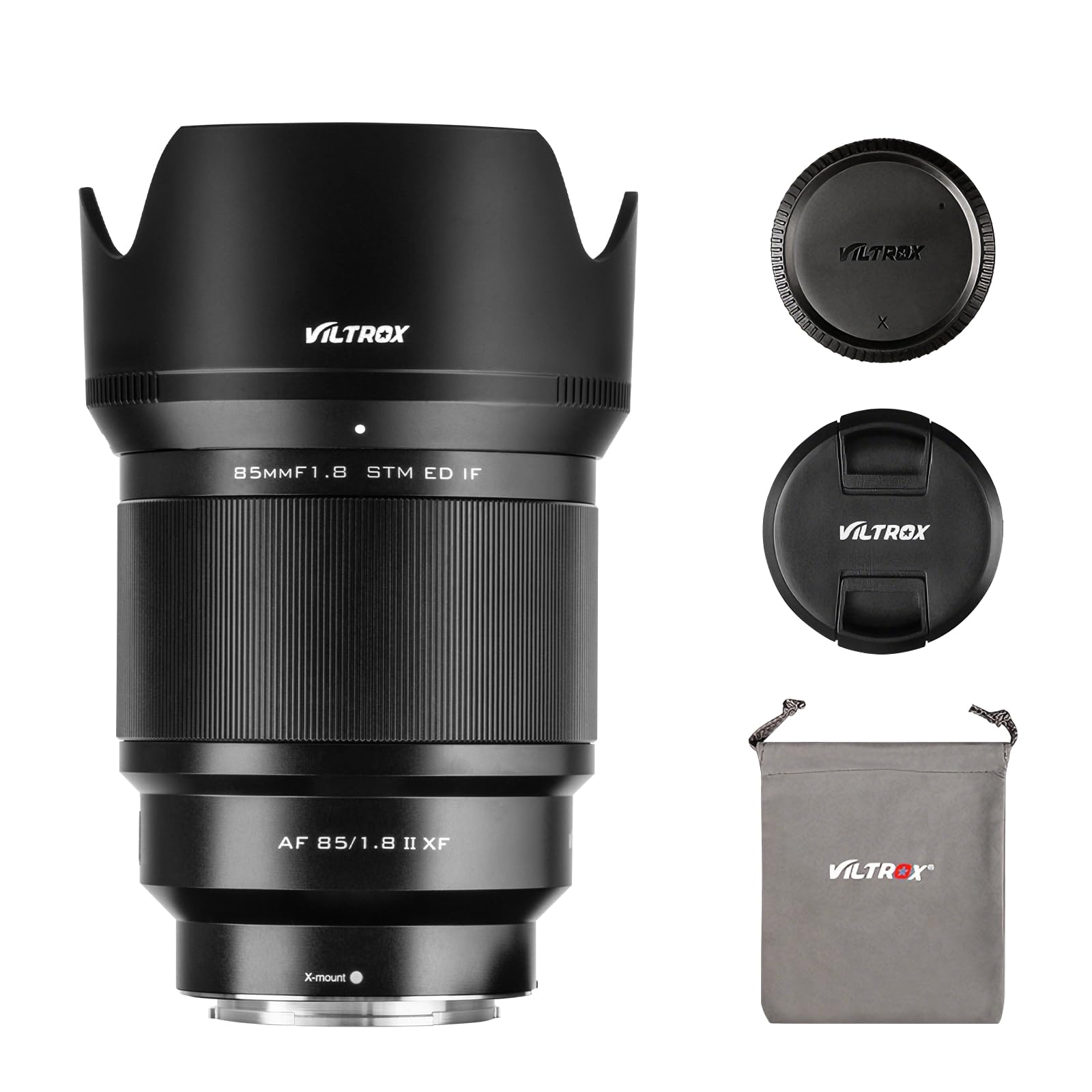 VILTROX 85mm F1.8 XF Lens Mark II STM AF Prime Lens for Fuji