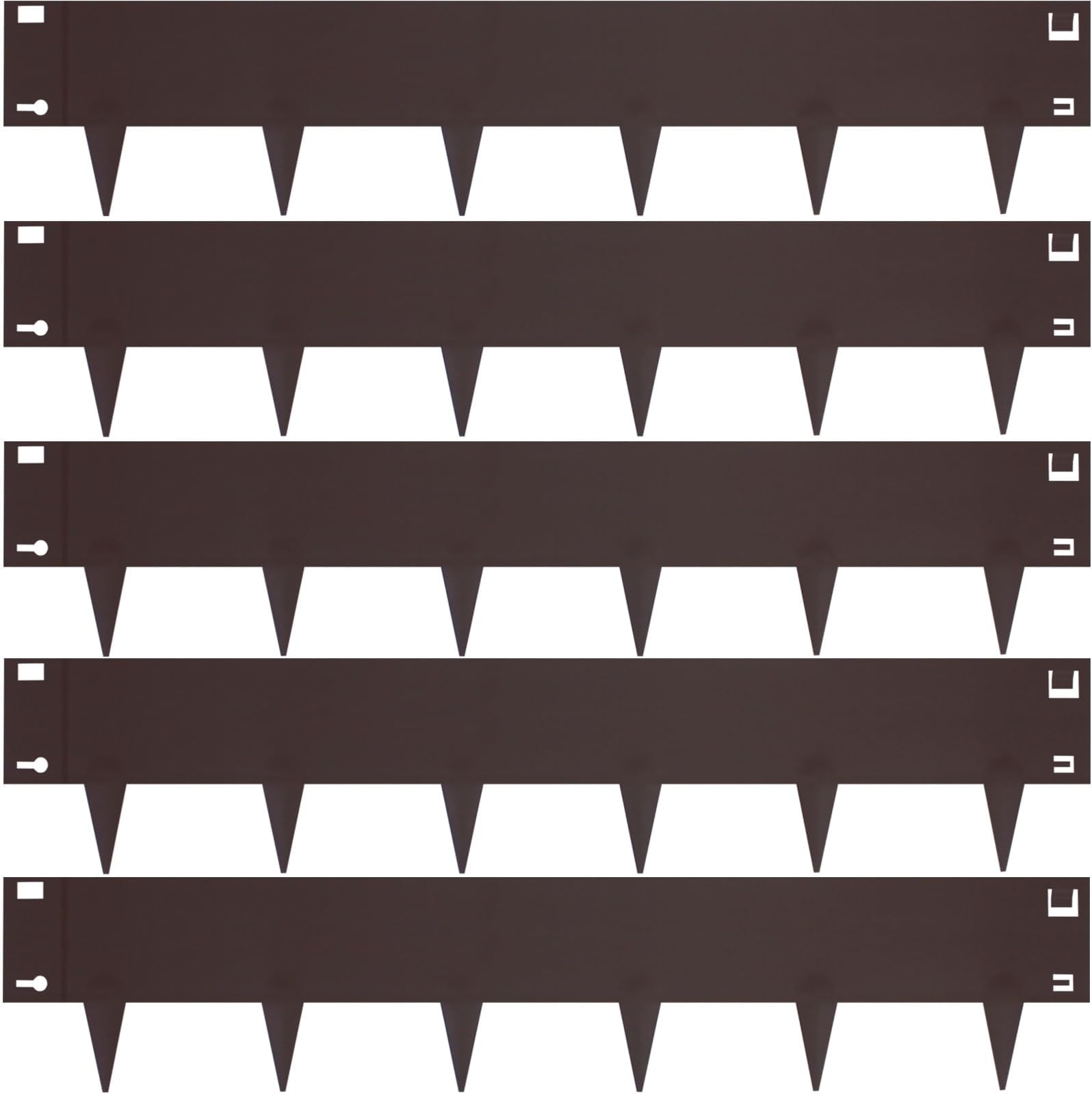 YXJSTO 5 Pack Steel Landscape Edging,Metal Landscape