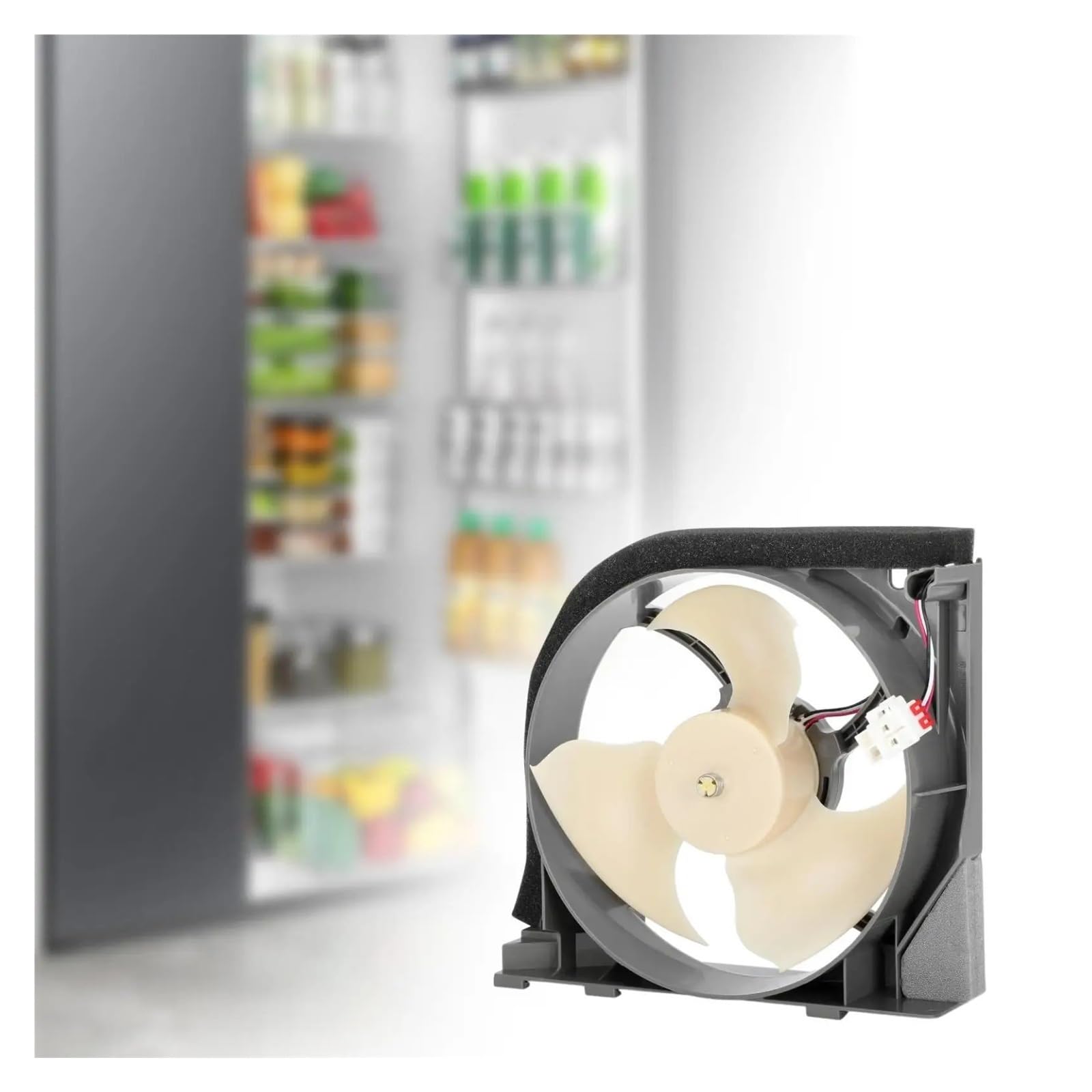 Generico Motor de ventilador, compatible con, DA97-15765A DA97-15765C | Conjunto de repuesto completo con referencia cruzada DA97-12842A for circulación de refrigeración interna del refrigerador.
