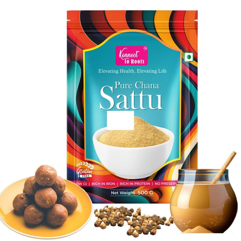 See full amazon price history chart for Konnect To Roots Sattu Powder 500gm | Gluten Free Roasted Black Chana Flour | 100% Natural & Gluten Free Chana Sattu l High Fiber & Protein Superfood Konnect To Roots Sattu Powder 500gm | Gluten Free Roasted Black Chana Flour | 100% Natural & Gluten Free Chana Sattu l High Fiber & Protein Superfood (B0CRSWG8S7) Amazon Price History, Amazon Price Tracker