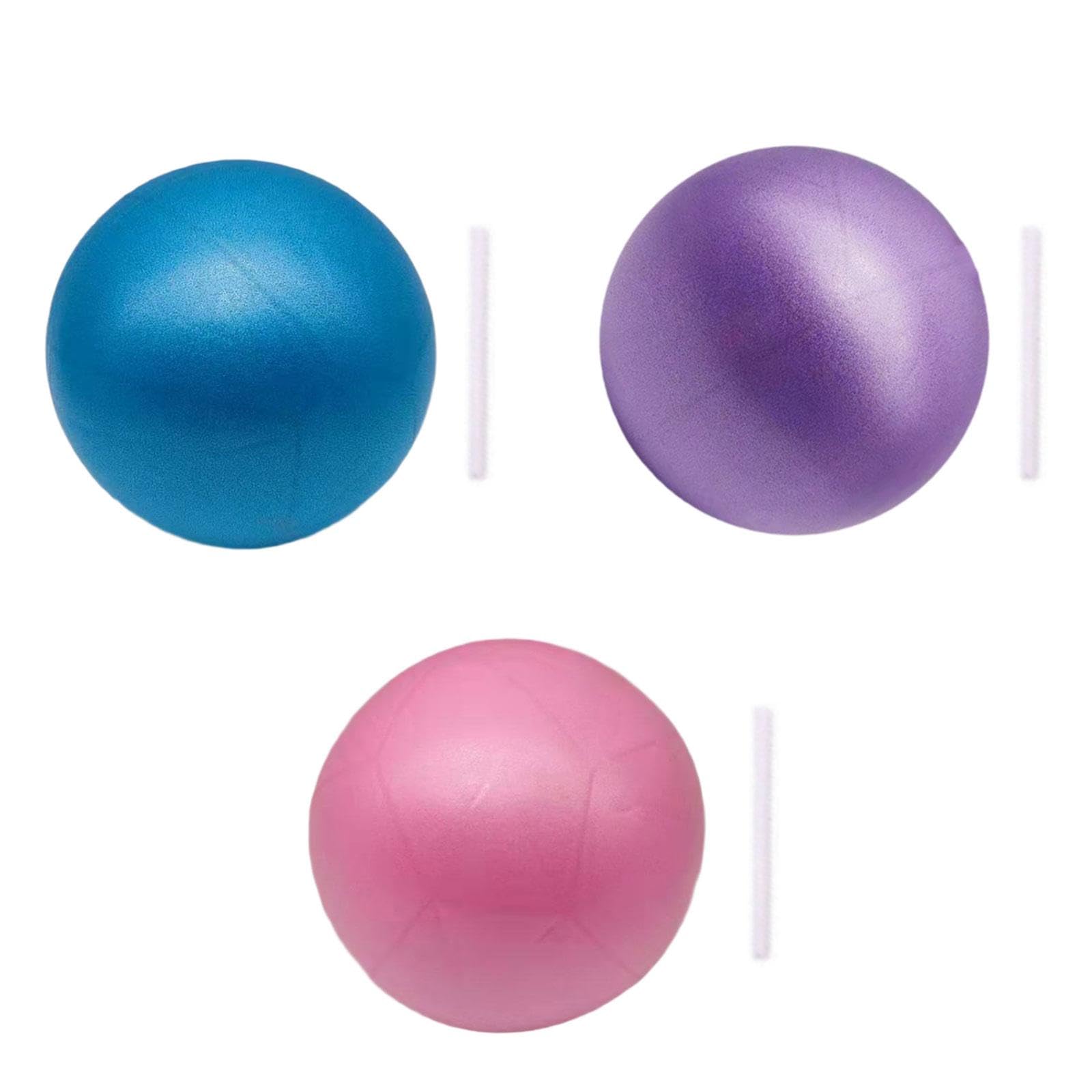 MERISHOPP Small Pilates Ball for Kids 6 inch Yoga Ball for Stretching Home Gym Pink-image-35