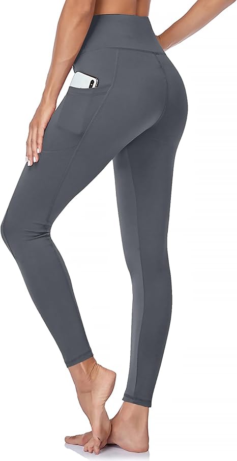 GAYHAY High Waisted Leggings for Women - Soft Opaque Slim Tummy Control Printed Pants for Running Cycling Yoga