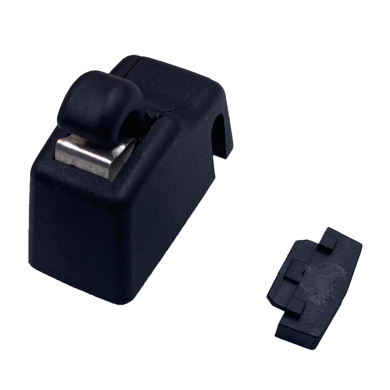 Gancio di fissaggio per aletta parasole, per Porsche, per CAYENNE, per, per Q7, per VW, per Touareg 2011 2012 2013 4L0859561 4L0859562 Clip per aletta parasole (nero)