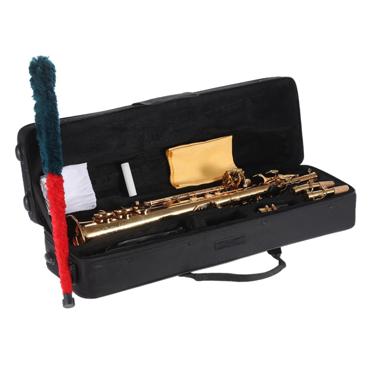 Genérico 1 Pc Bolsas De Flauta Bolso De Tipo Flauta Rígida Para Flauta Cañas De Clarinete Soporte De Clarinete Bolsa De Flauta Bolsa De Concierto De Trompeta Bajo Lienzo Black