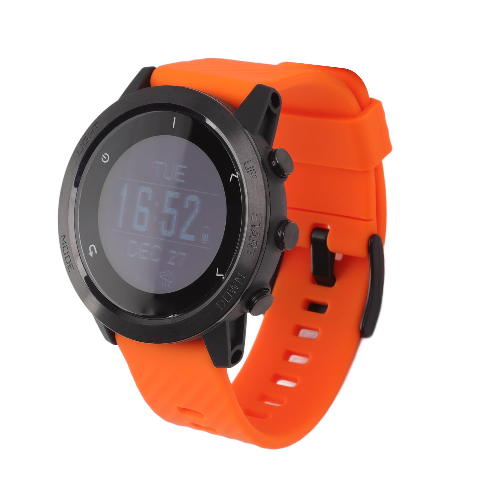 Tnfeeon Reloj de computadora de buceo, visualización clara ubicación impermeable reloj inteligente para escalada de montaña