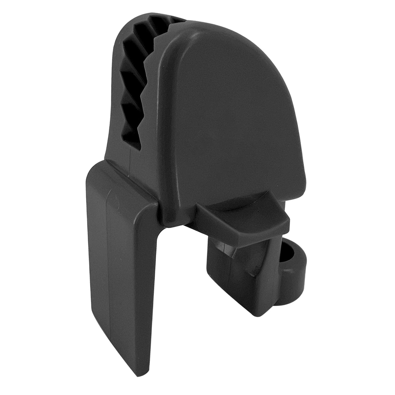 Deevoka Pontoon Boat Fenders Clip Rail Fender Cleats Pontoon Boat Accessories Boating Adjuster Clip for 1-1.25in Square Rail Sailboats Boat Dock, Black