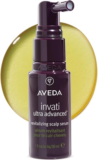 Aveda Invati Ultra Advanced Revitalizing Scalp Serum | Step 3 of 4 | Reduces Hair Loss by 77%* | Strengthens Thinning Hair | 98% Naturally Derived**, 30ml | For Scalp - Step 3 of 4 - Thinning Hair Serum