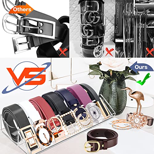 Support de présentation pour cravate et ceinture à 7 compartiments - 7