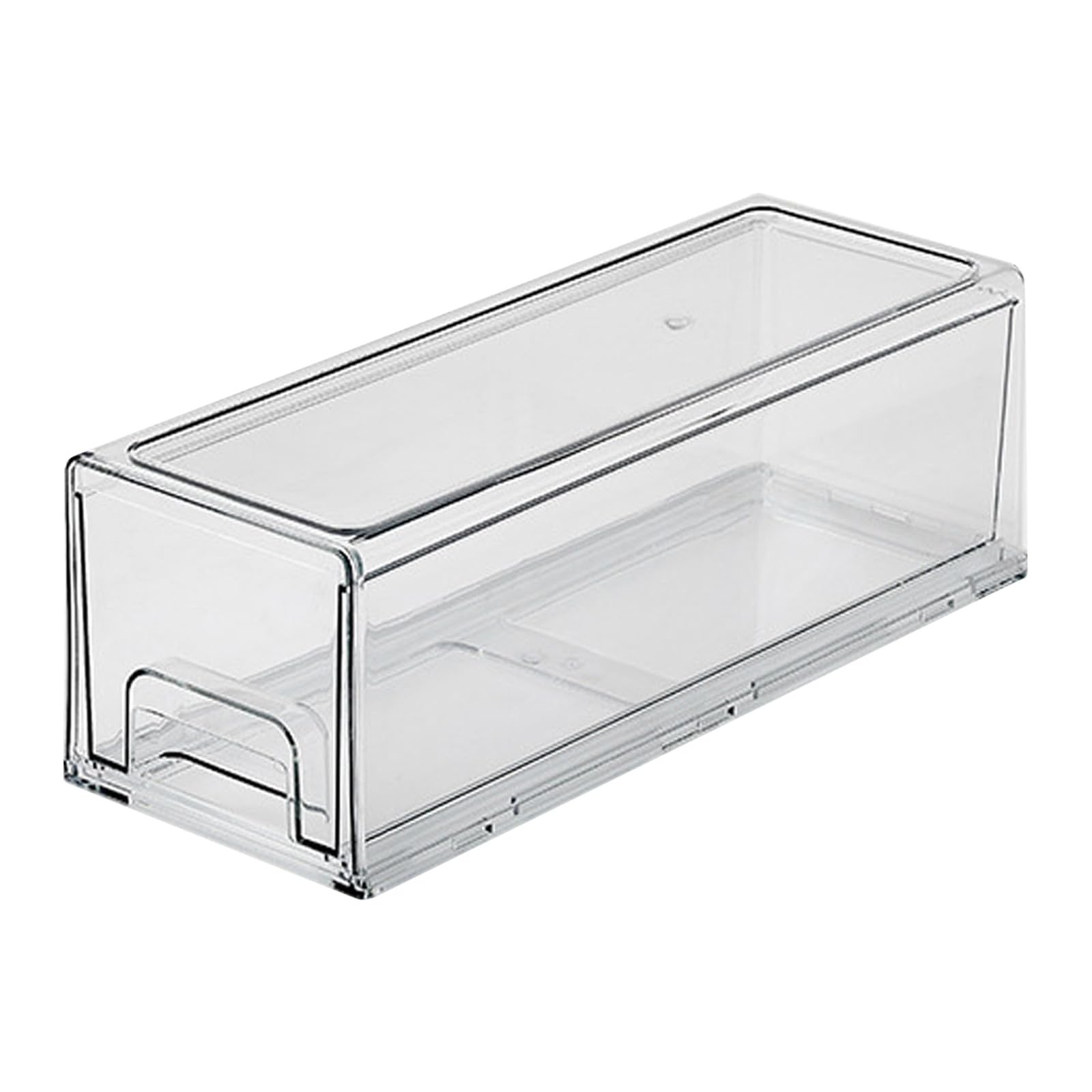 sodeber Efficient Fridge Drawer Multi Compartment Freezer Box for Categorizing Food Transparent Sealed Container with Eggs Tray Food Ingredient Storage Solution