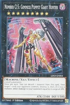 CNo.15 ギミック・パペット-シリアルキラー Amazon.co.jp: 遊戯王 LDS3-EN064 CNo.15 ギミック
