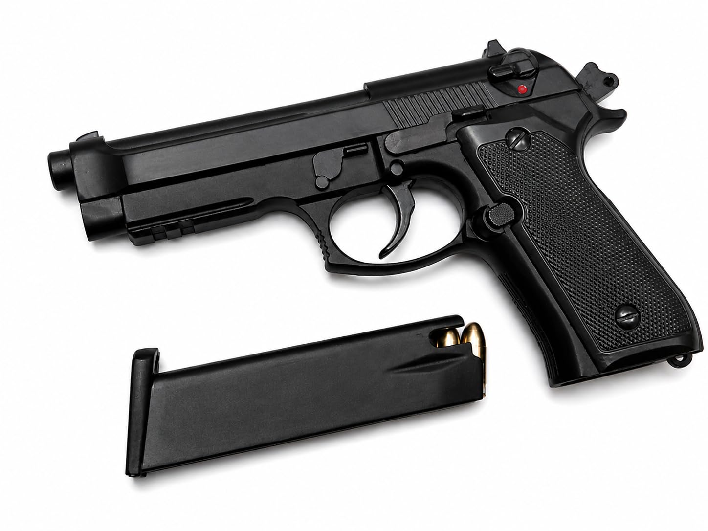 Modell Pistole Maßstab 1:2.05 als B-M92 G-17 M19, mit Magazin, ab 10 Jahren (M92-Style)