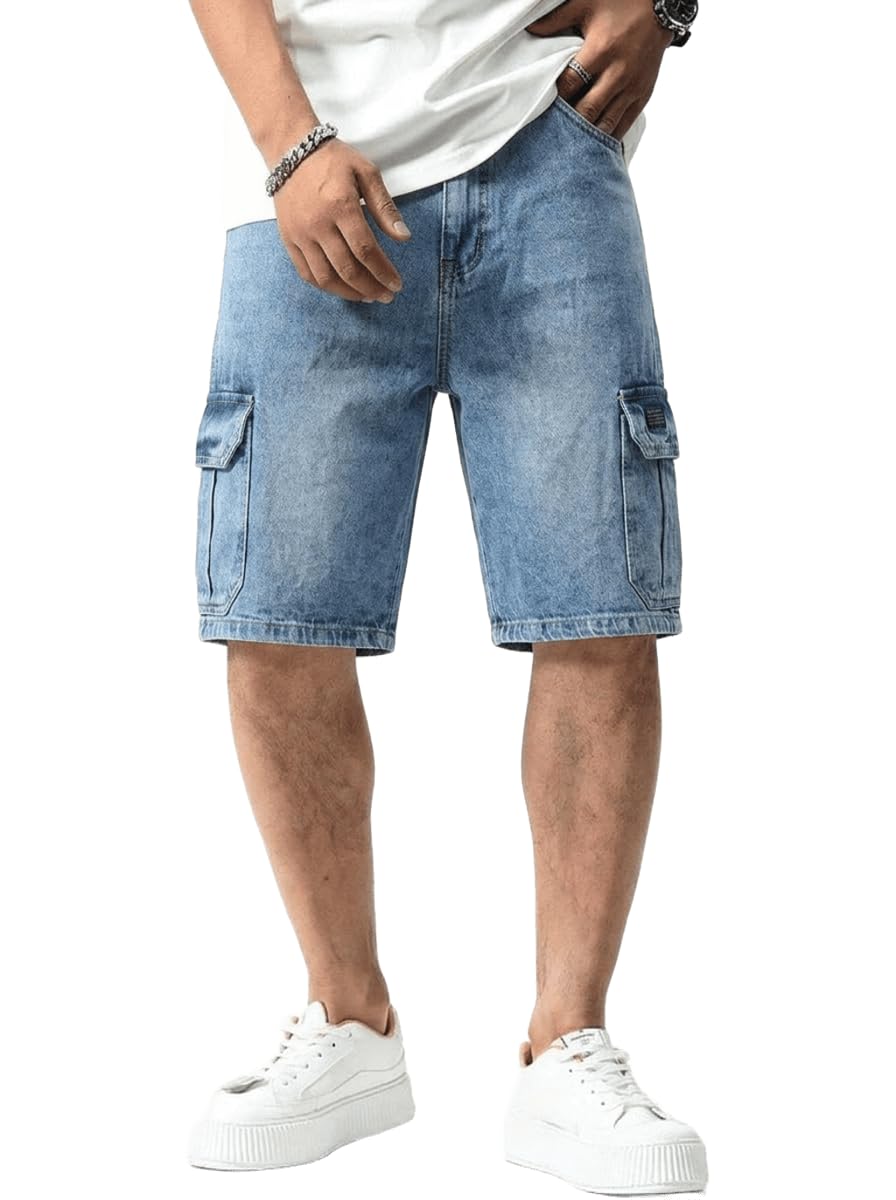 acuan Men's Denim Shorts-picture-27