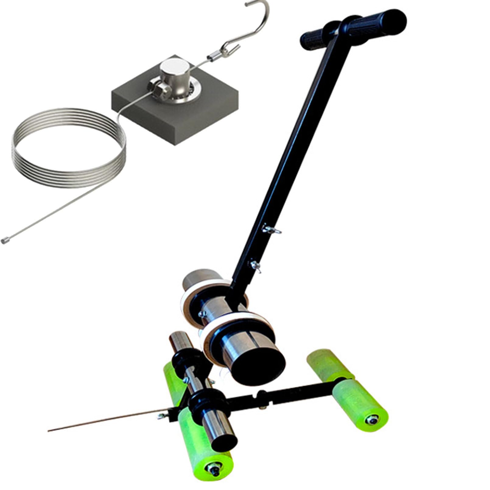 asdchZen Floor Tape Applicator, Tape Pasting Machine, Sports Counrt Floor Tape Applicator, Hand Walk-Behind Tape Dispenser Floor Marking Tool W/Drawing Circle Kit