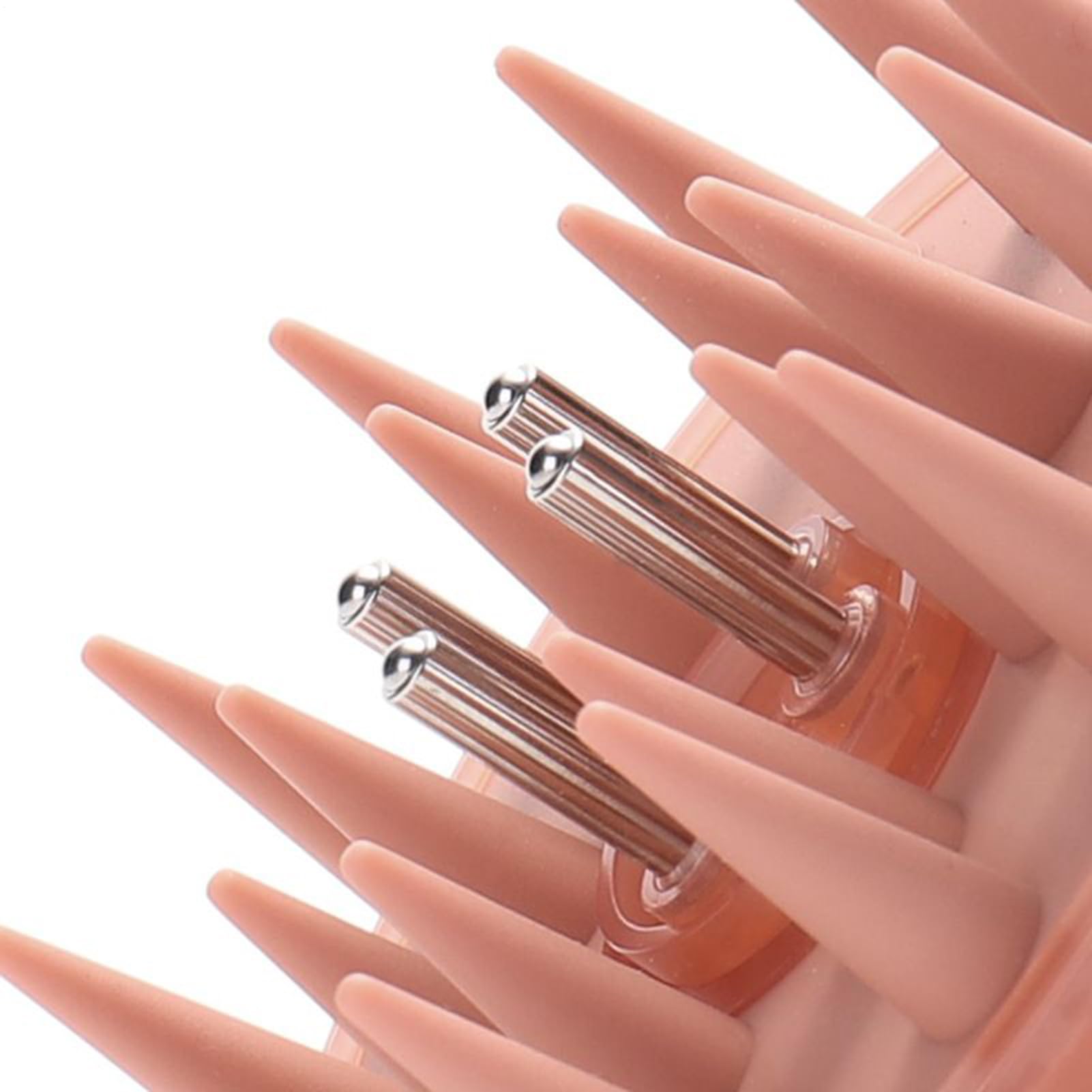 Applicatore Del Cuoio Capelluto - 8.5x8.5x7.6 Cm Pennello Massage Capelli - Attacco Di Massaggio Fluido Medico Con Spazzola Bottiglia | Distributore Per La Cura Delle Radici E La Crescita Dei Capelli