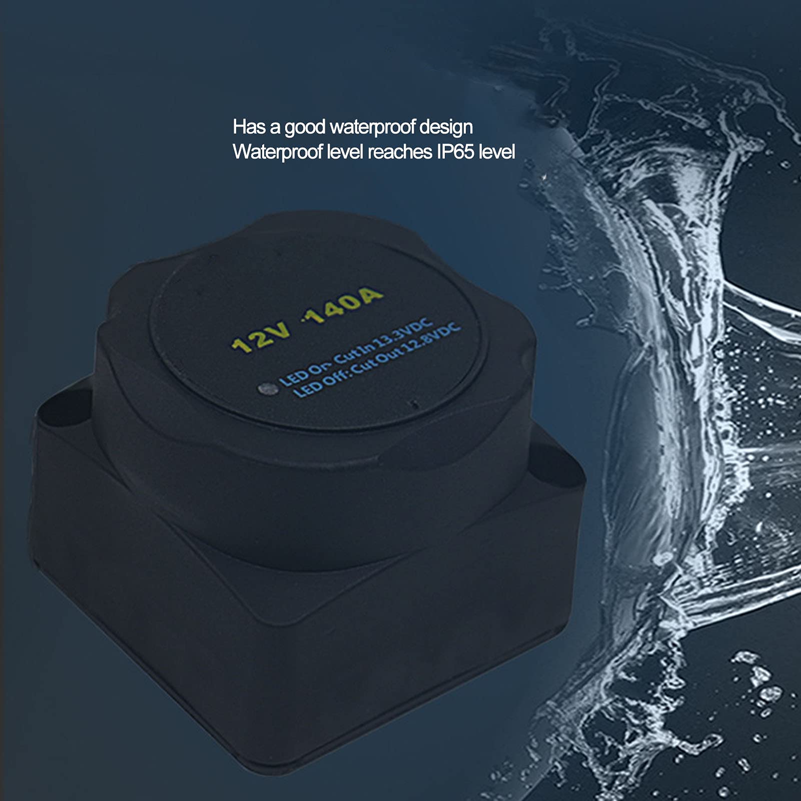 YWBL-WH Kit Aislador de Batería Dual, IP65 Impermeable de Inducción