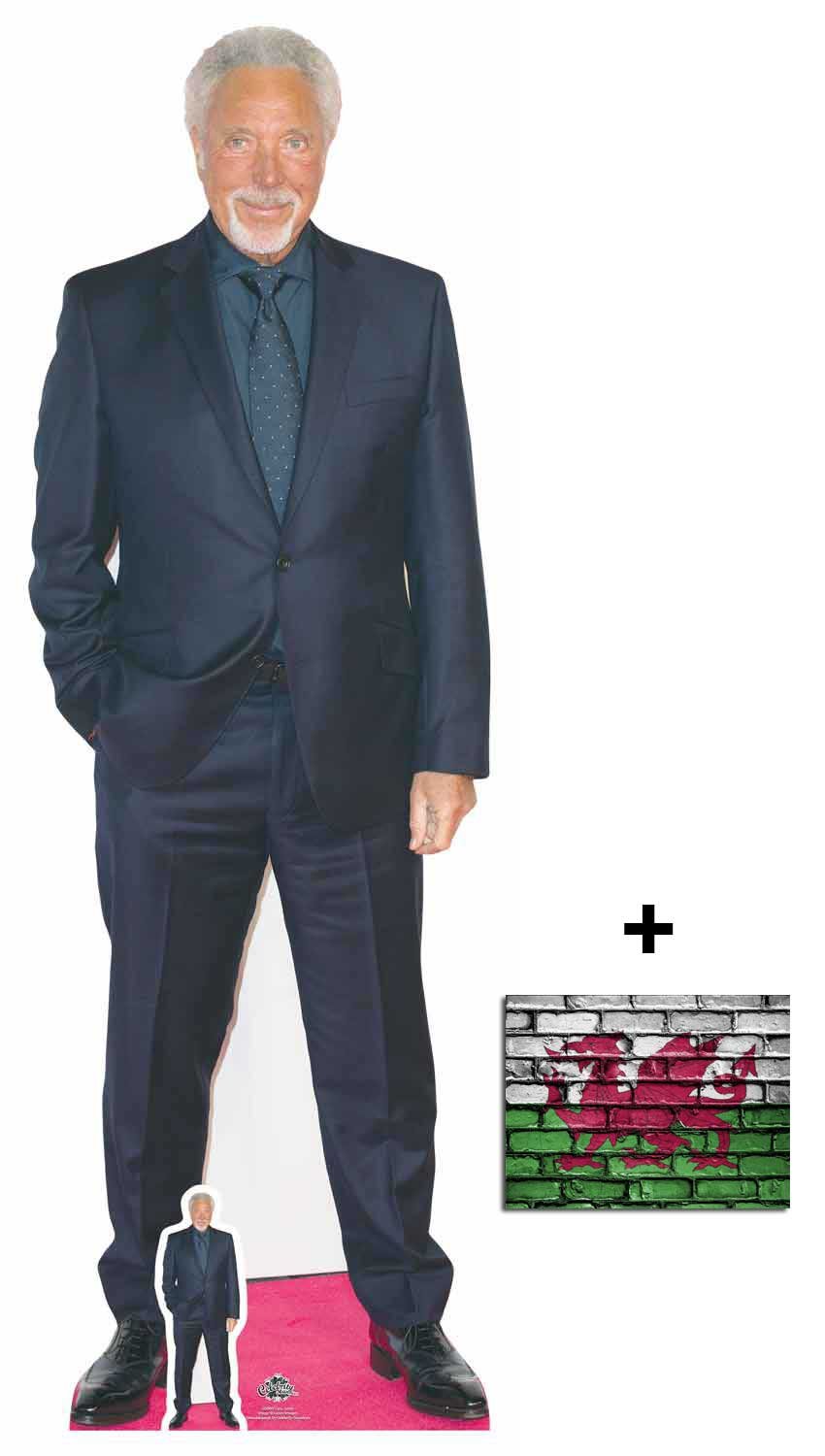 Fan Pack - Tom J Lifesize and Mini Cardboard Cutout/Standup - Includes 8x10 Star Photo
