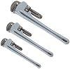 ATE Pro. USA 34042 Pipe Wrench, Aluminum 3-Piece Set