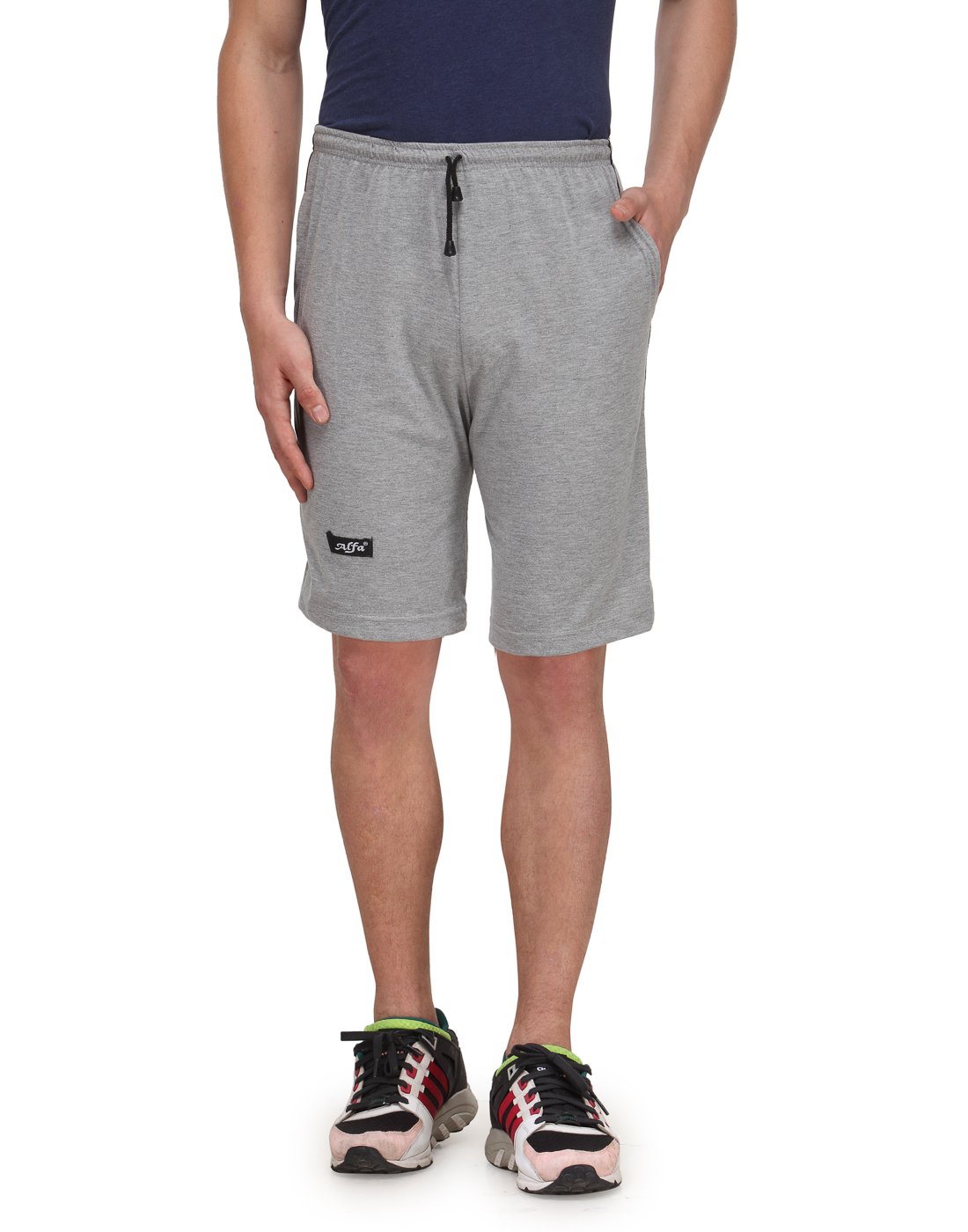 Men's Cotton Bermuda Shorts with Deep Mobile Zipper Pockets-image-39