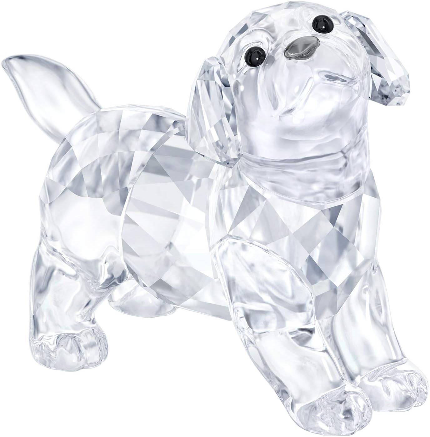 Swarovski Labrador Puppy, Standing, Crystal, Transparent, 3.2 x 4 x 1.9 cm