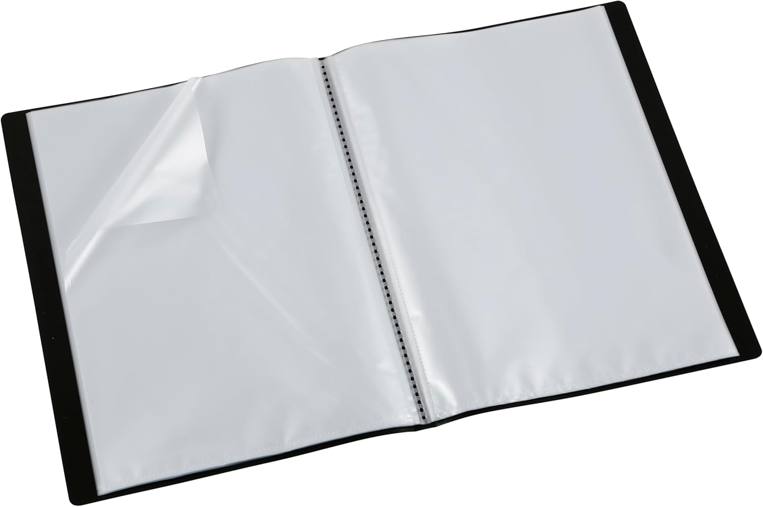 Viquel 152339 A4 Polypropylene Folder with 40 Pockets - Black