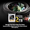 Silicon Power 2TB CFexpress Type-B Memory Card, Up to 1800 MB/s Read, Raw 4K/8K Video Recording gallery image