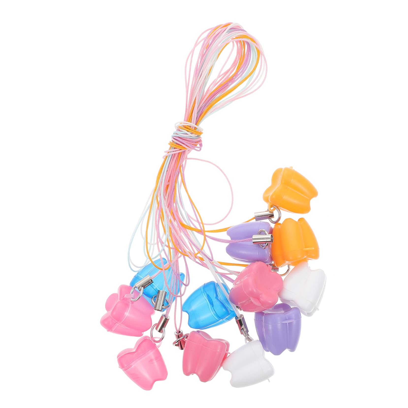 Gogogmee 12Pcs Tooth Case Keepsake Organizer for Teeth Hair Portable Tooth Holders and Memory Storage