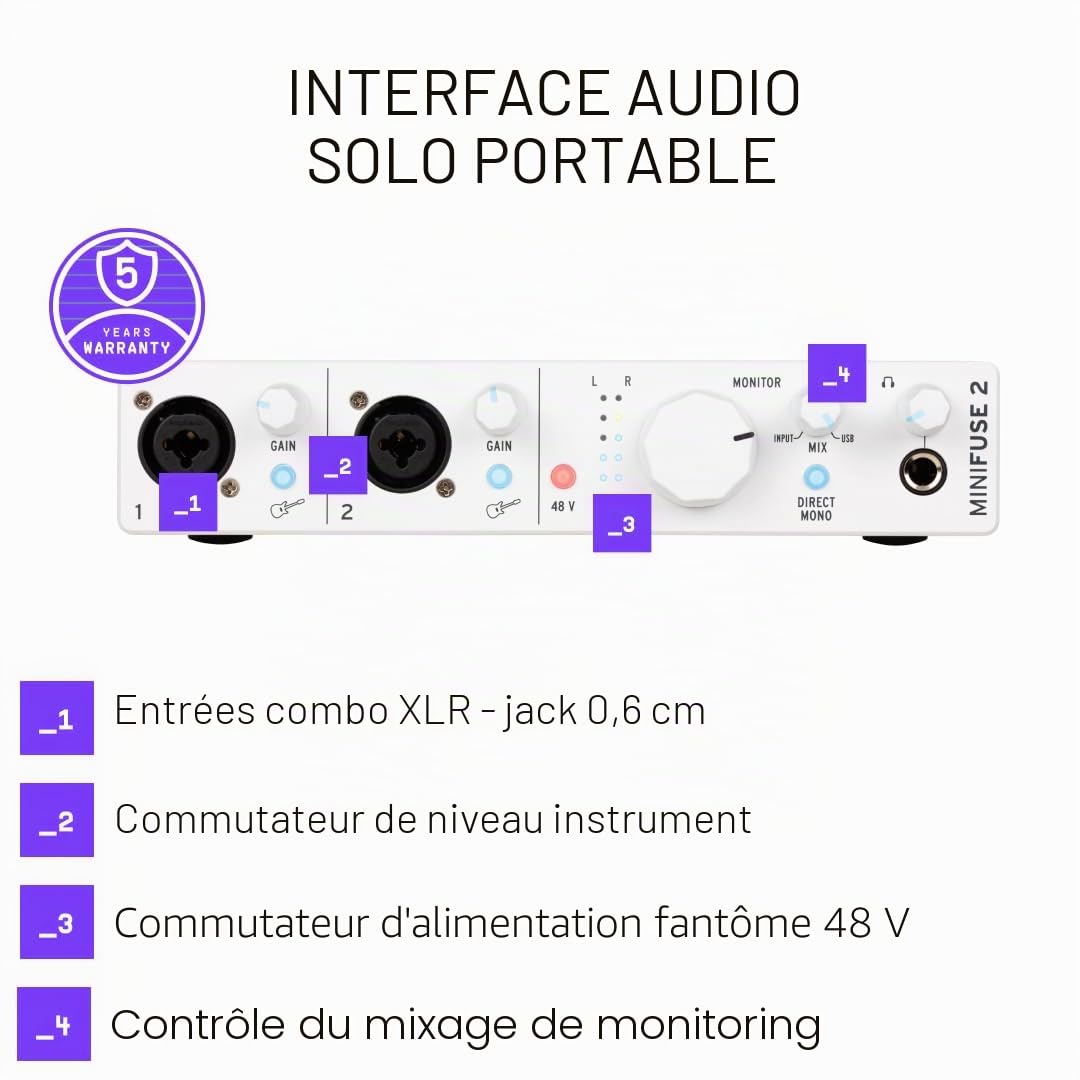 MiniFuse 2 White
