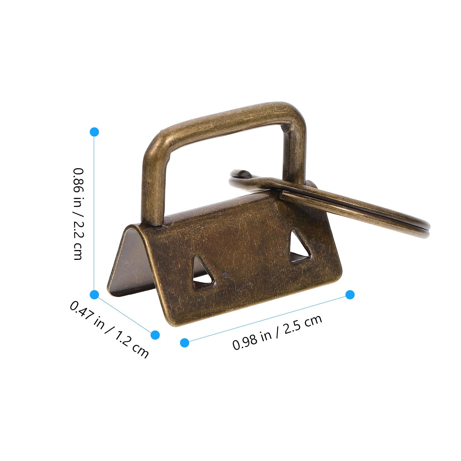 36piezas Hebillas Metálicas para Cintas de Bolsos DIY Clips Prácticos para Accesorios de Correa de Bolso Compactos y Fáciles de Usar para Manualidades