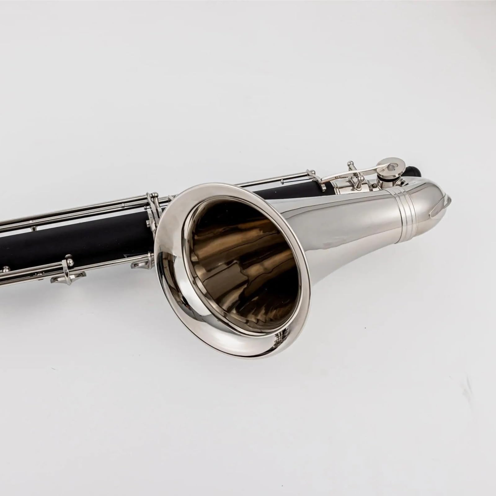 Klarnet Bb Początkujących Klarnet Basowy Z Niklowanymi Klawiszami C Profesjonalny Instrument (zawiera Ustnik I Futerał)