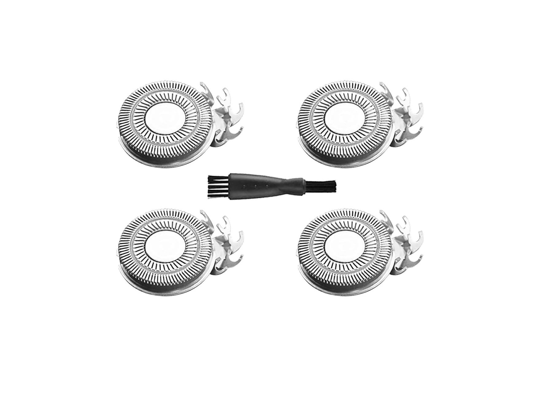 Cuchillas De Repuesto For Afeitadora De Cabeza, Compatibles Con SKULL, SHAVER, Compatibles Con Pitbull, Cabezal De Repuesto For Afeitadora Eléctrica Carver PRO De 4 Cabezales(4S pcs)