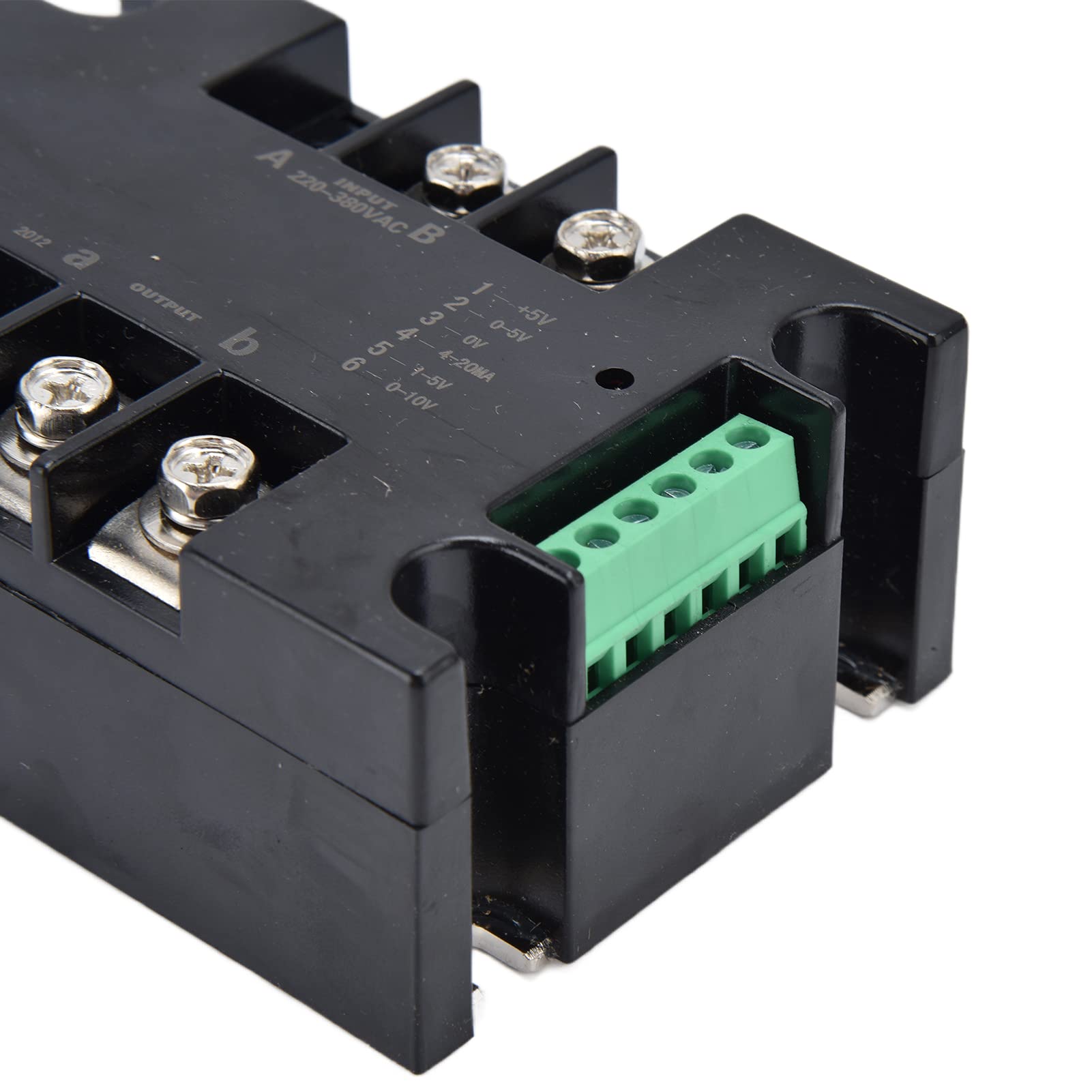 Regulador de Voltaje SCR, Regulador de Voltaje de Estado Sólido con Ajuste Continuo para Equipos Industriales, 220-380 VCA, 1 Unidad (SSR-100WA-H sin radiador)