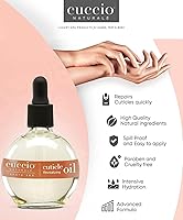 Vista 8 de Cuccio Naturale Aceite Revitalizante para Cutículas - Aceite Hidratante para Reparar Cutículas Durante la Noche - Remedio para Piel Dañada y Uñas