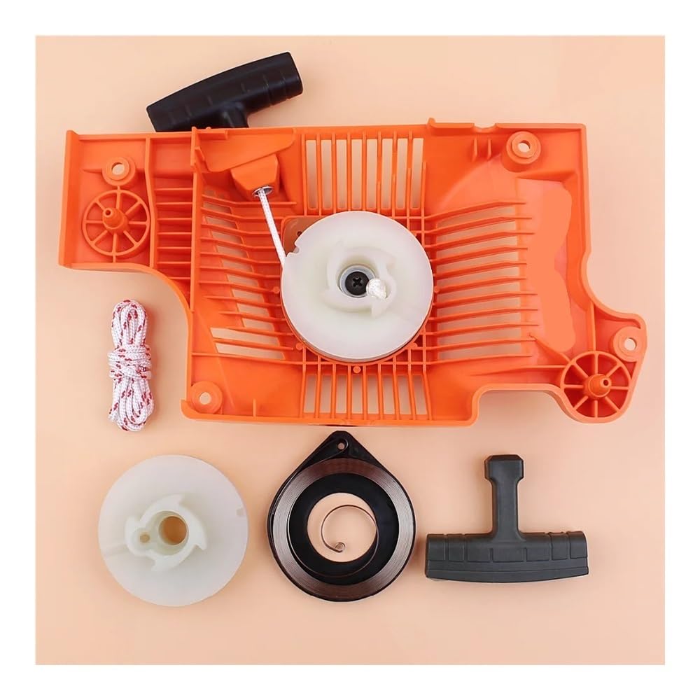 Kit de Servicio de Cuerda de manija de Resorte de polea de Retroceso de Arranque for motosierras 55, 50, 51, 55. Piezas de Repuesto.