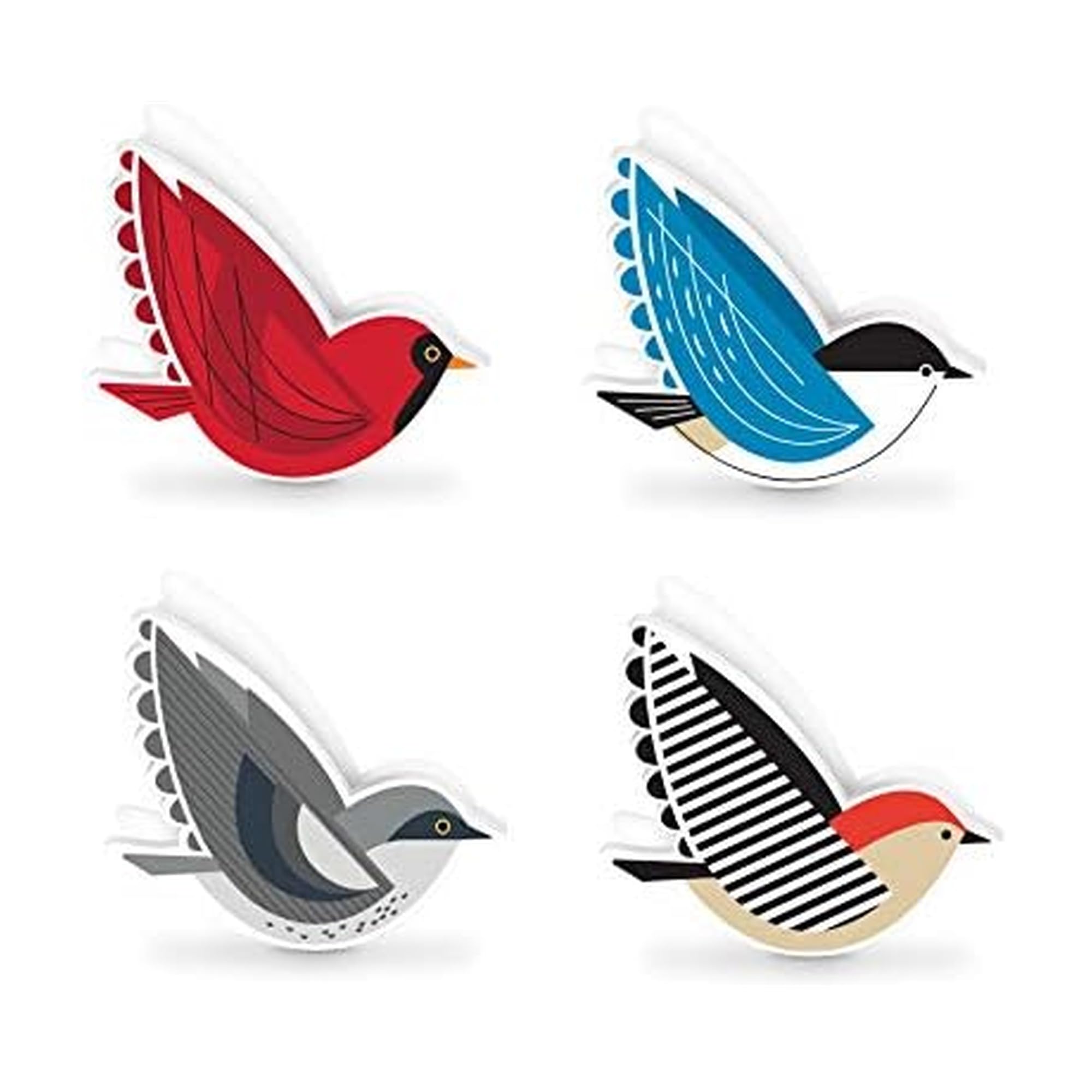 Genuine Fred Tweet Treats Bag Clips, Set of 4