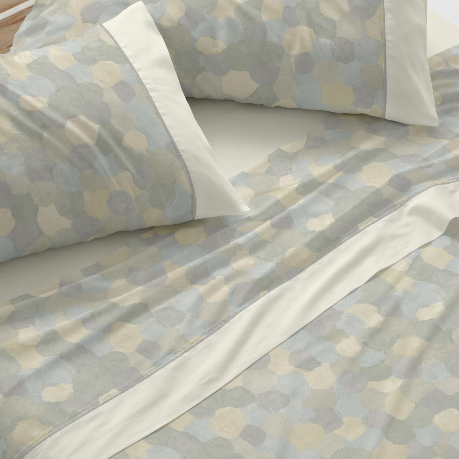 Burrito Blanco | Juego de sábanas | Cama de 180cm. (+Medidas Disponibles) | Diseño 043 | Color Musgo (180x190/200cm.)