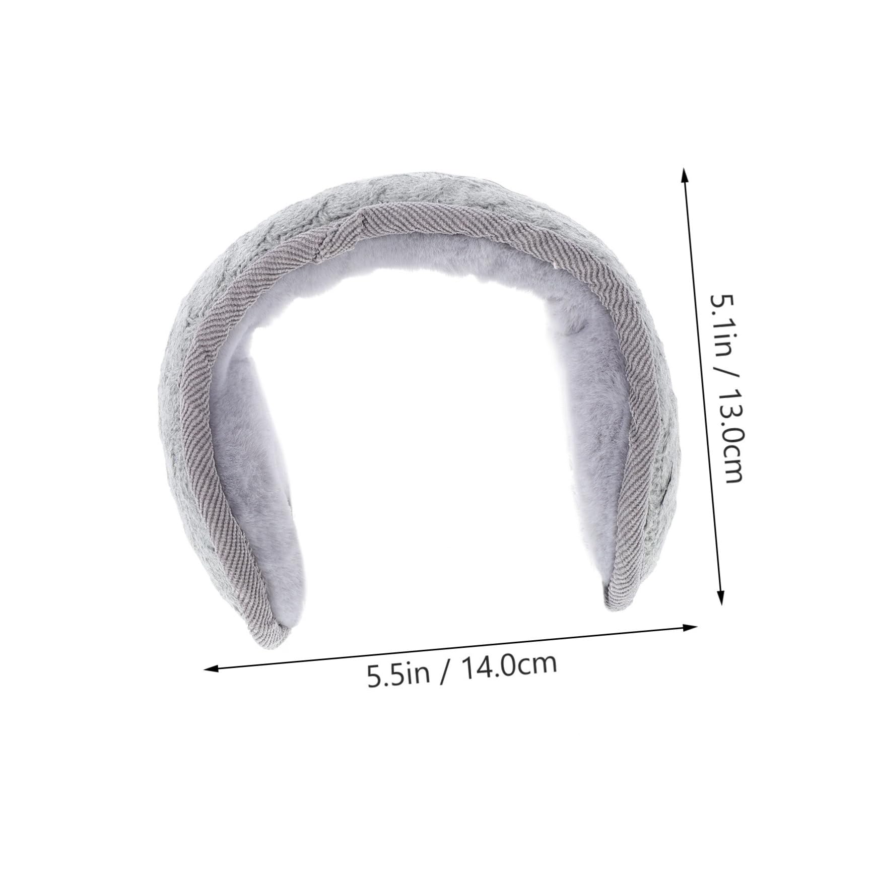 Veemoon Foldable Winter Warm Ear Muffs Comfortable Ear Grips Knitted Cotton Protective Cover