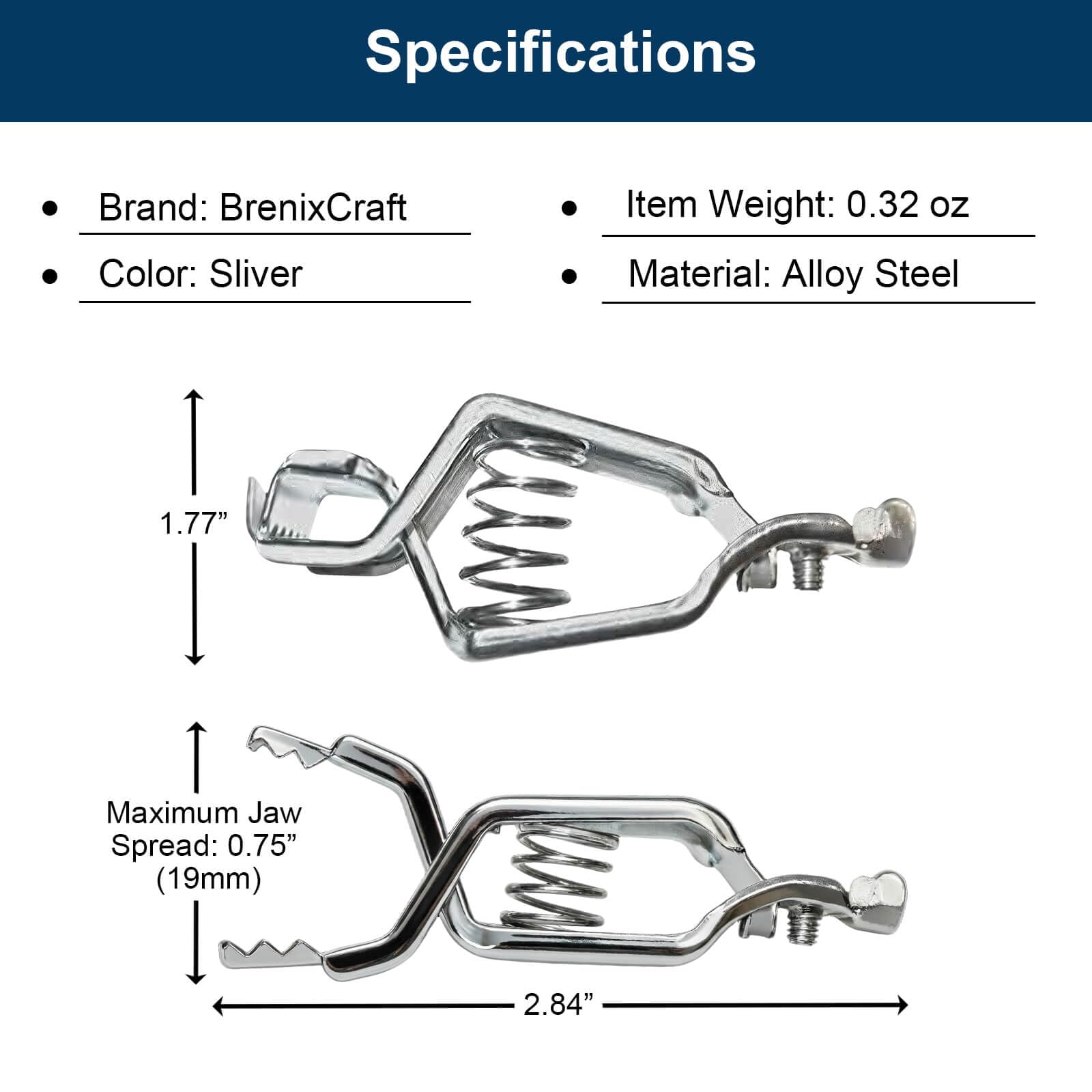 25 Amp Heavy-Duty Alligator Test Clips 6 Pack — Amazon image 7