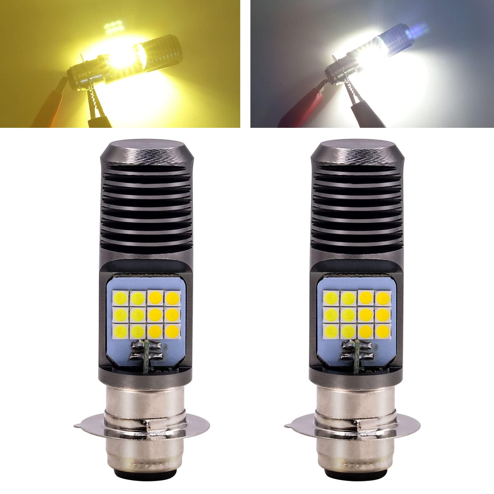 ライト24個セット Amazon | X-STYLE P15D 25-1 LEDヘッドライト 2色 Hi/Lo切替 24連LED