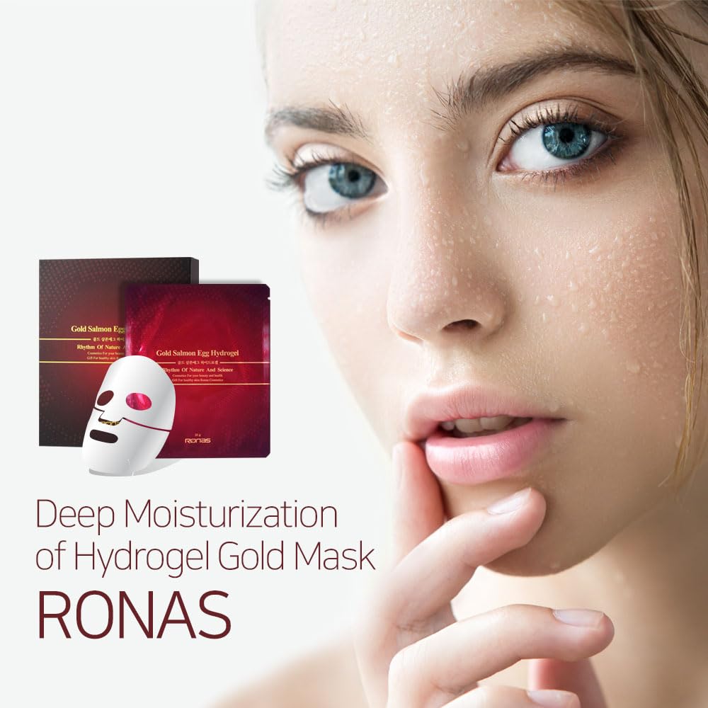 Amazon.com : Ronas Gold Salmon Egg Hydrogel Mask with Line-Lifting