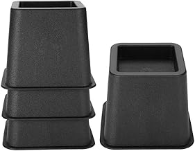 Bed Riser, Adjustable Bed Risers or Furniture Riser,Table Risers Chair Risers or Sofa Risers Safest and Sturdiest Couch Bed Desk Lift Won't Scratch Floors