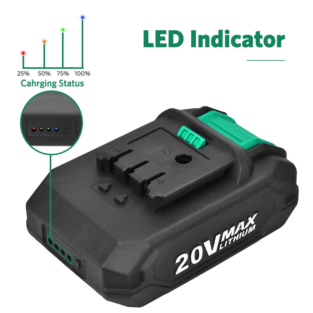 Buy KIMO 20V MAX LithiumIon Battery 2.0Ah Long Life Battery Compatible