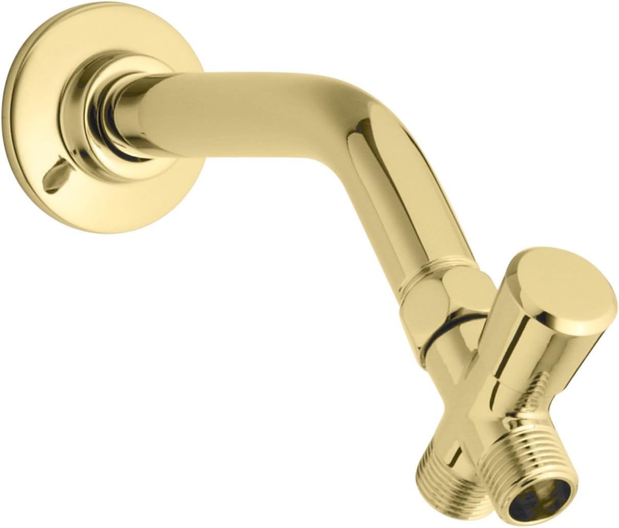KOHLER K-9662-PB Two-Way Showerarm Diverter, Vibrant Polished Brass