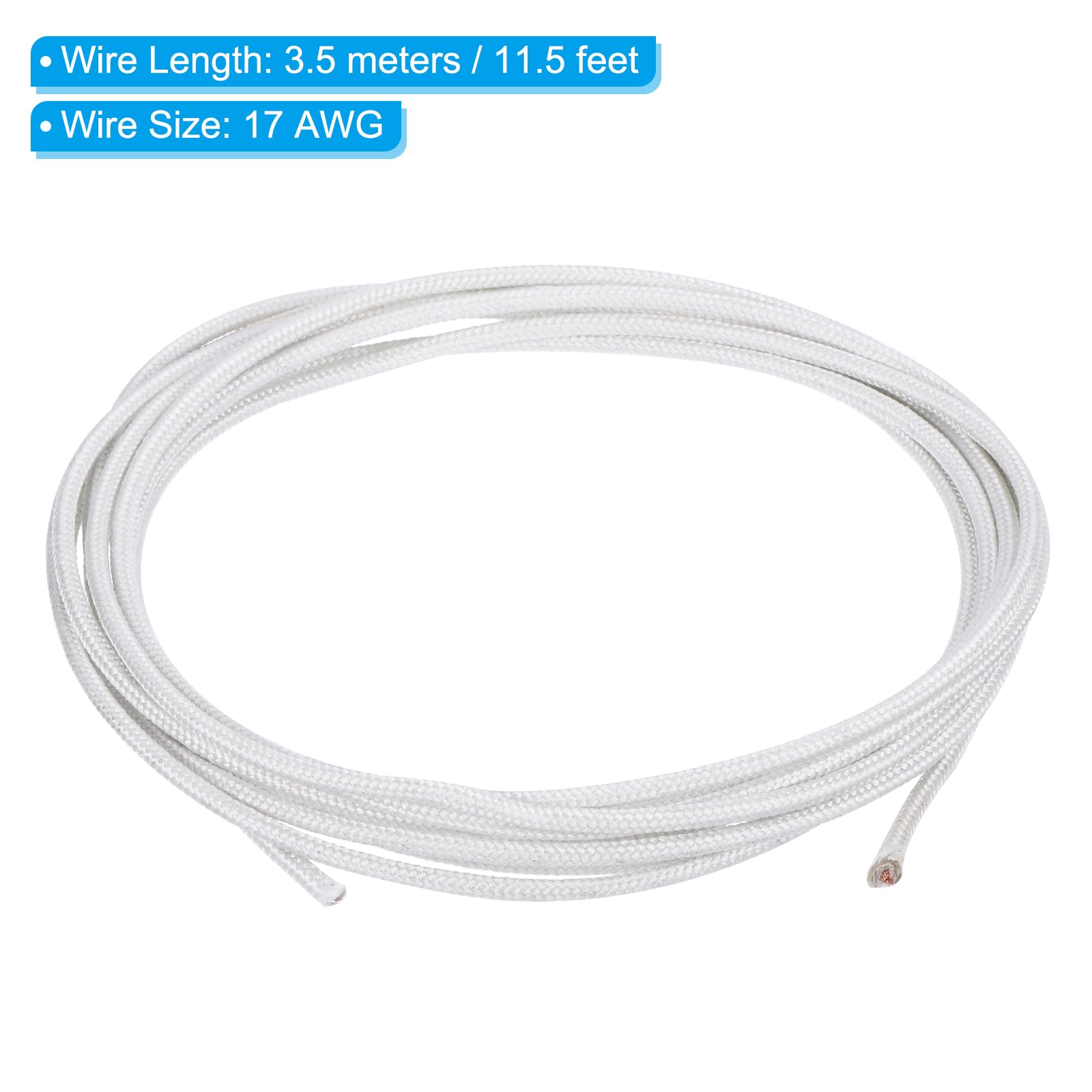 PATIKIL 11.5Ft 17 AWG High Temperature Wire - Image 2