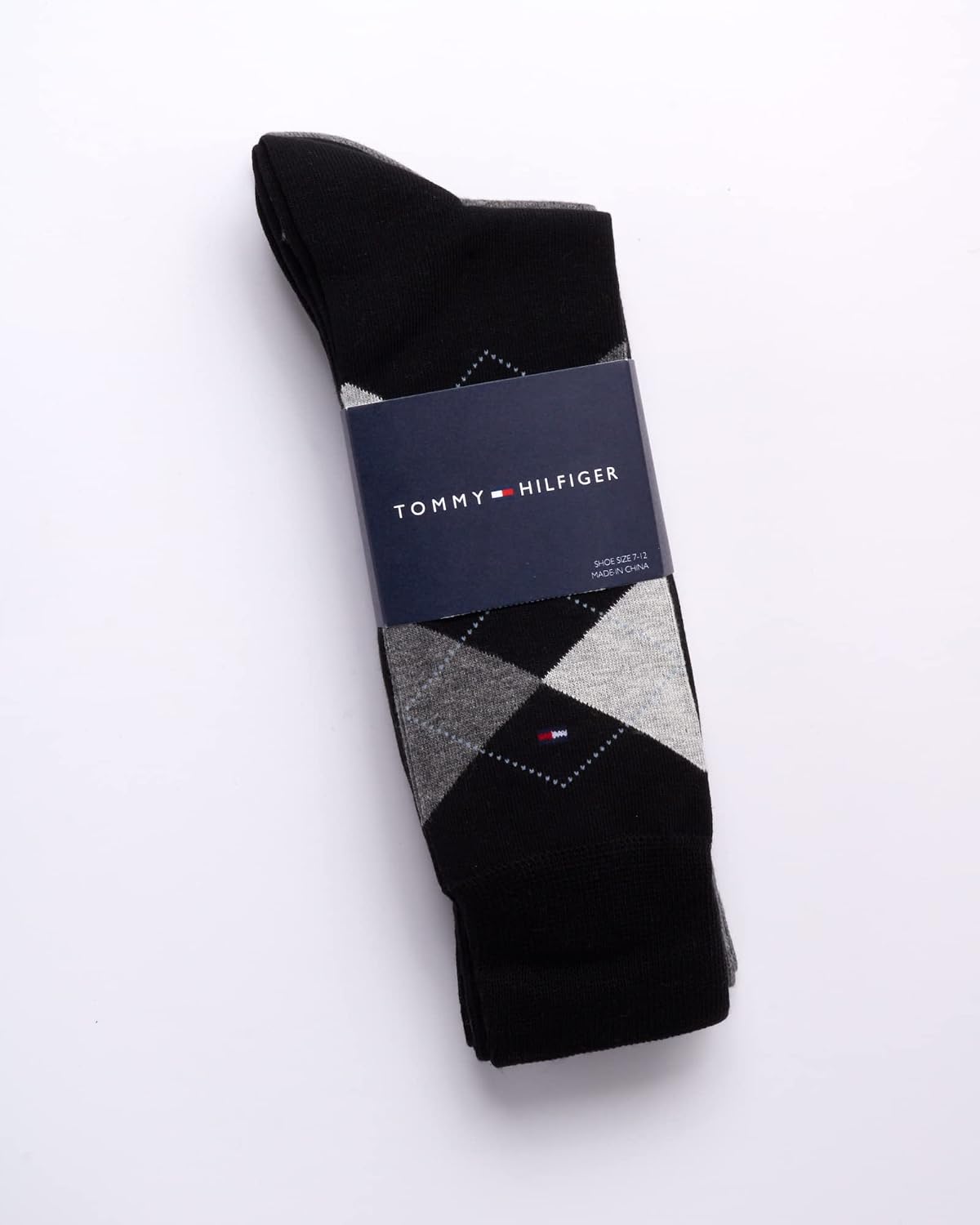 Tommy Hilfiger Mens Dress Socks - 8 Pack Lightweight Everyday Crew Work Socks for Men for Casual and Formal Wear