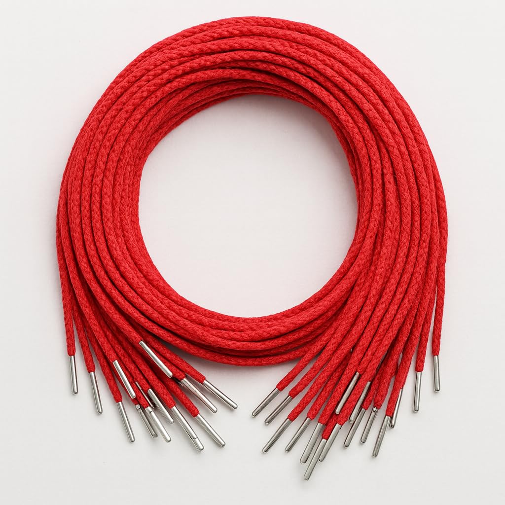 Cloth Tag Thread Cotton File Tag Thread (Pack of 100) – 24 Inch Red Color Binding ...