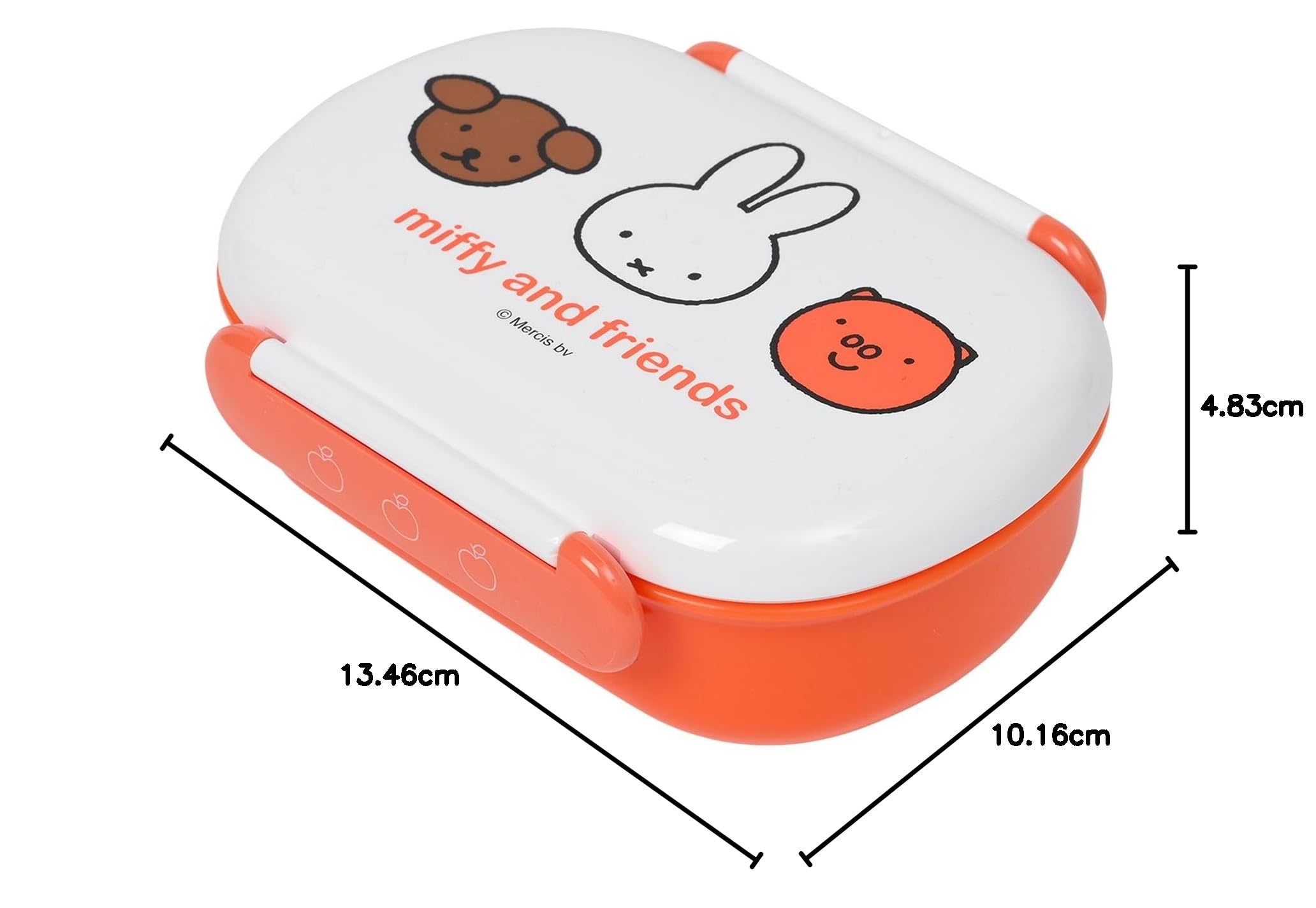 Amazon｜クツワ(Kutsuwa) ミッフィー 密封一段弁当箱 miffyキッズ